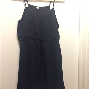 Cute knee length Navy blue dress